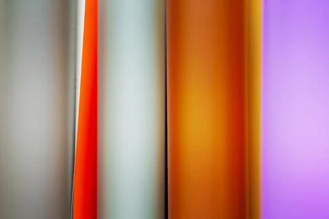 Plotter self-adhesive multi-colored film for printing for advertisers. Materi Stock Photos