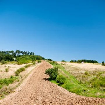 Ploughed field Stock Photos