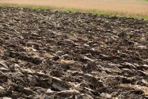 Ploughed field Stock Photos