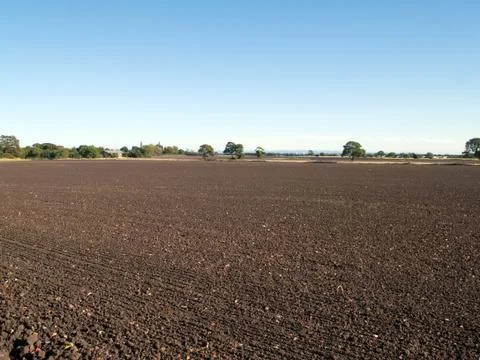 Ploughed field Stock Photos
