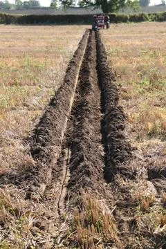 Ploughed Field. 写真素材