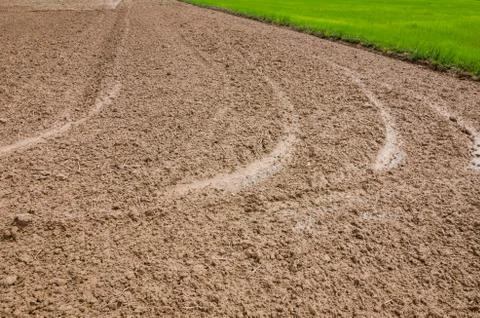 Ploughed field Stock Photos