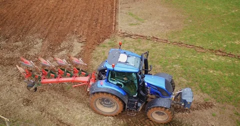 Ploughing Stock Footage 105375692
