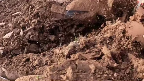 Ploughing Wheat Stubble UK Stock Footage 142808905