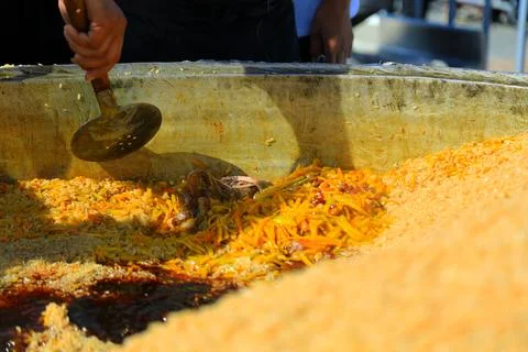 Plov is ready Stockfoto's