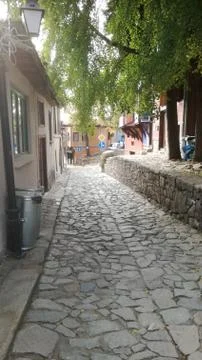 Plovdiv Strasse Stock Photos