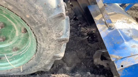Plow for cultivation Stock Footage 191150327