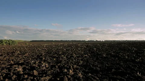 Plowed Field Stock Footage 46272185