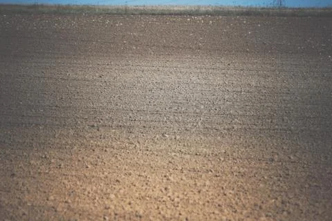 Plowed field Stock-Fotos