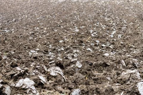 Plowed Field Texture Stock Photos