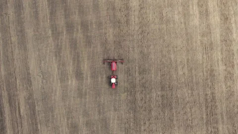 Plowed field by tractor 스톡 동영상 236831119