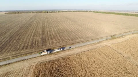 Plowed fields Stockbeeldmateriaal 44318868