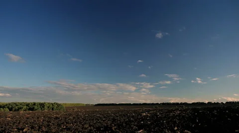 Plowed fields Stock Footage 46838170