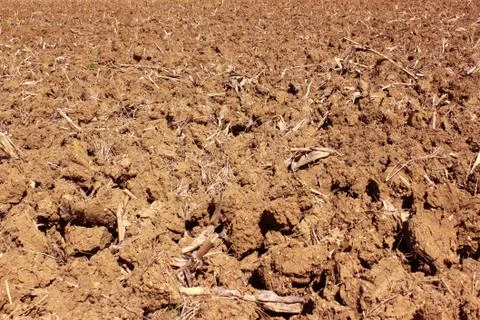 Plowed land Stock Photos