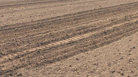 Plowed land that will be planted Stock Footage 39672711