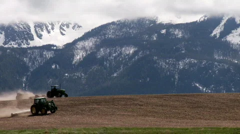Plowing Stock Footage