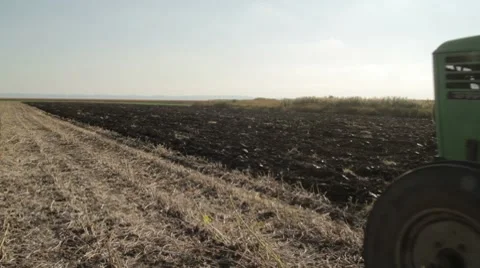 Plowing Stock Footage 8687872