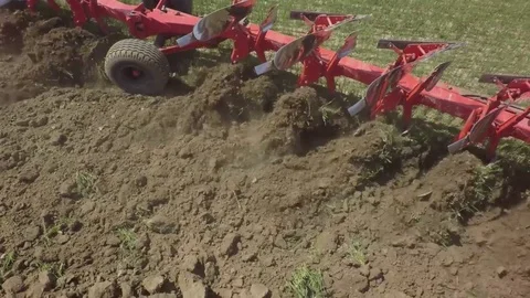 Plowing Stock Footage 83573439