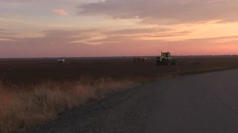 Plowing for the future Video stock 43330203