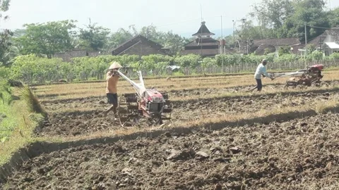 Plowing the land Stock Footage 242171303