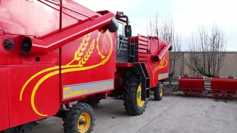 Plowing machine 2 Shots Stock Footage 146925358