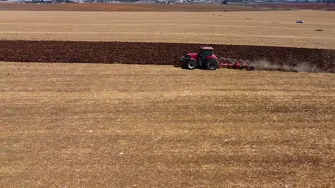 Plowing season 스톡 동영상 218510268