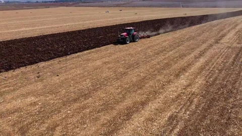 Plowing season 스톡 동영상 218510456