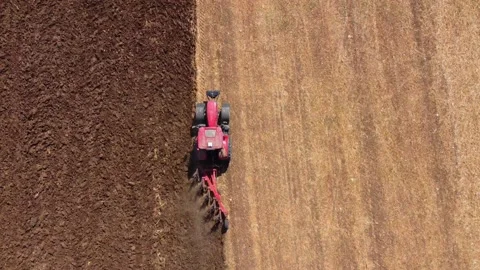 Plowing season 스톡 동영상 218510474