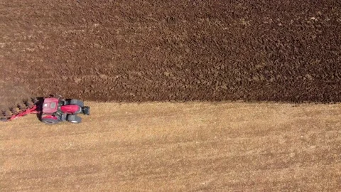 Plowing season 스톡 동영상 218510726