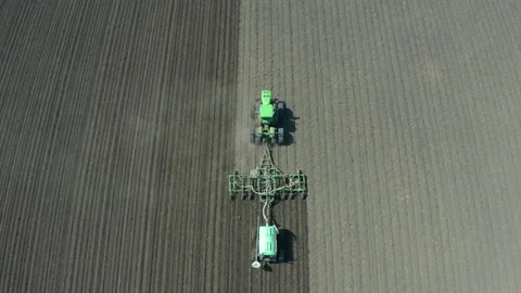 Plowing the soil Stock Footage 159122030