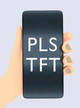 PLS TFT concept Stock Illustration