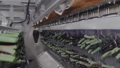 Pluckers machine Stock Footage 170836130