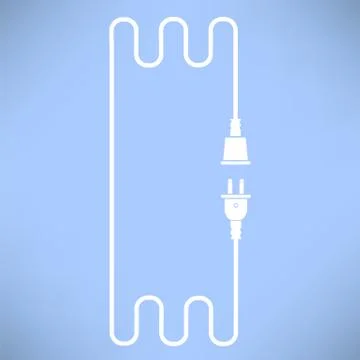 Plug and Socket Concept Illustrazione stock