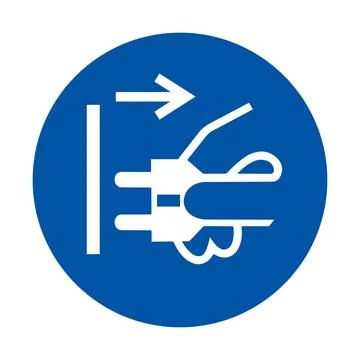 Plug and socket symbol with arrow indicating proper electrical connection イラスト素材
