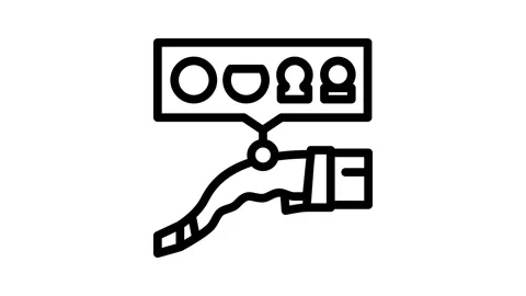 Plug compatibility electric line icon animation Stock Footage 326760511