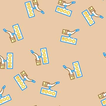 Plug compatibility electric vector seamless pattern Illustrazione stock