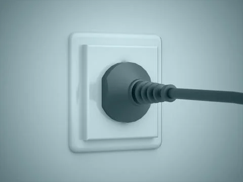 Plug concept Stock Illustration