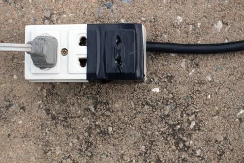 Plug of electric Stock Photos