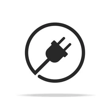 Plug - in, electrical plug vector icon 10 EPS イラスト素材