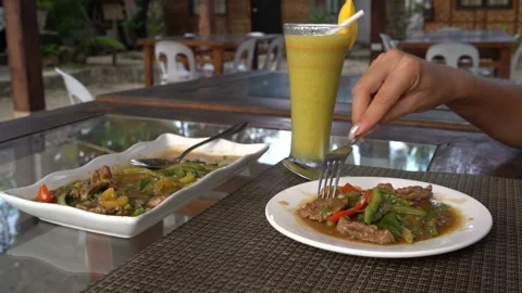 The plug finally vegetables from plates Stock Footage 91367526