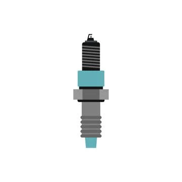 Plug flat icon Stock Illustration