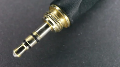 The plug from the headphones Stock Footage 51136412