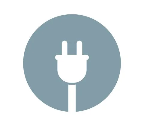 Plug icon illustrated in vector on white background 스톡 일러스트
