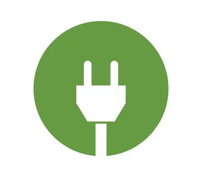 Plug icon illustrated in vector on white background イラスト素材