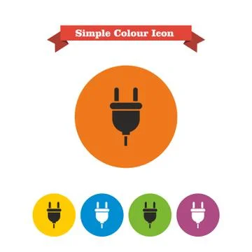 Plug icon Stock-Illustration