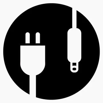 Plug icon. Stock Illustration