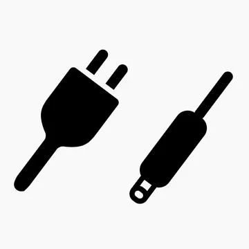 Plug icon. Stock Illustration