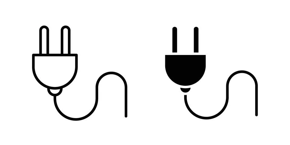 Plug icon Illustration Eps10 for web or app Stock Illustration