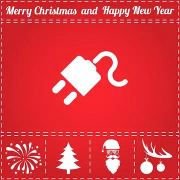 Plug Icon Vector 스톡 일러스트