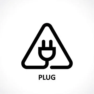 Plug icon vector Stock Illustration